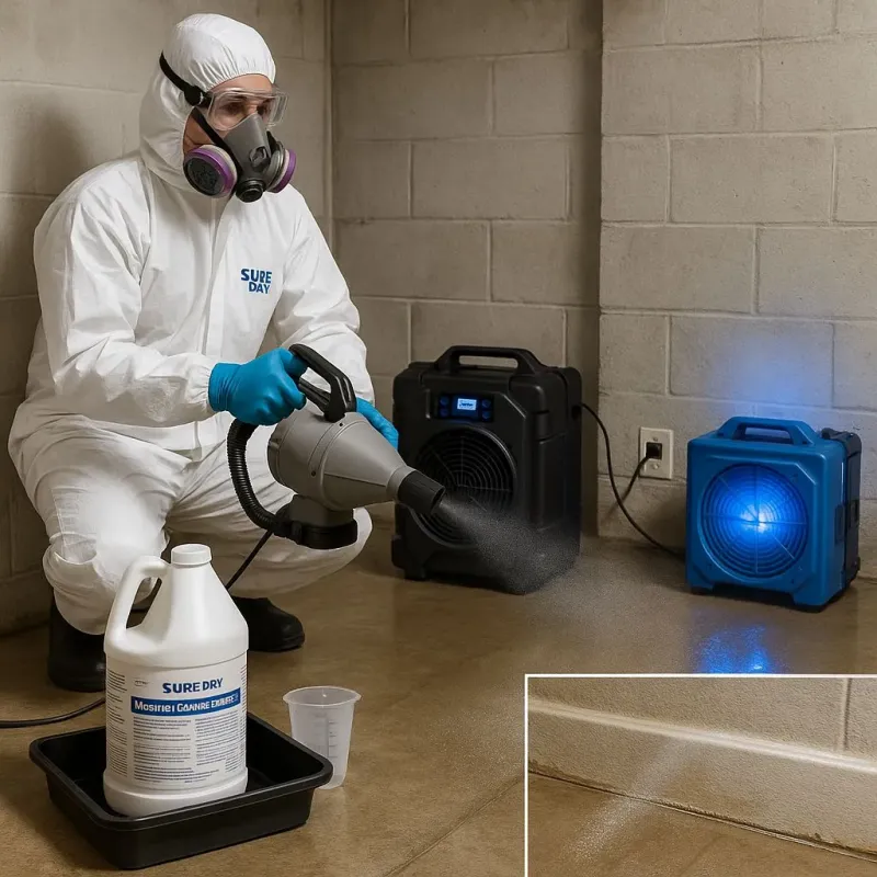 Sanitization and Odor Removal process in Millersville, PA